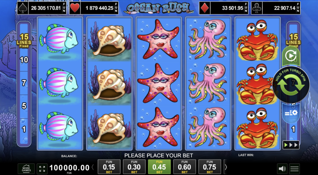 Ocean Rush slot