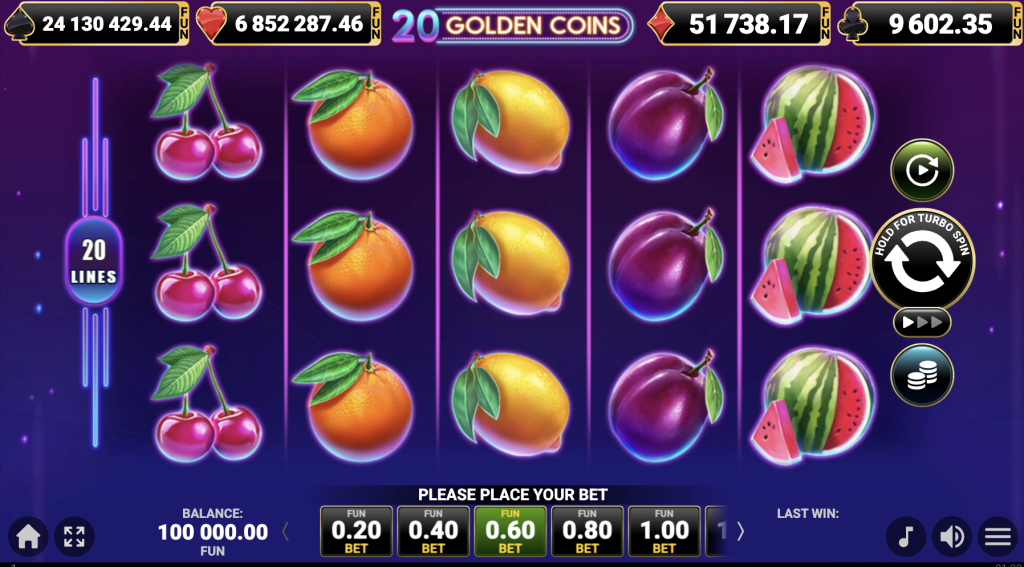 20 Golden Coins