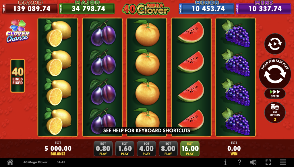 40 Mega Clover